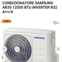 Condizionatore Samsung solo unità esterna