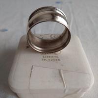 Portatovagliolo Vintage in Metallo Argentato