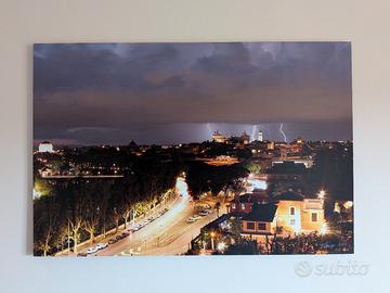 Stampa fotografica 70x50 Roma notturna