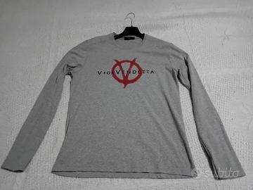T-shirt maniche lunghe V for Vendetta L