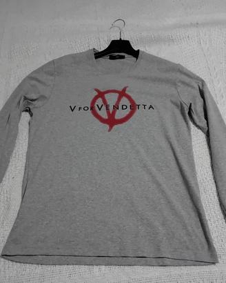 T-shirt maniche lunghe V for Vendetta L