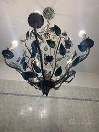lampadario con applique