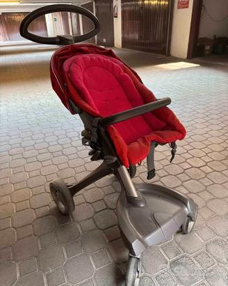 Stokke Xplory Rosso - Passeggino "da battaglia"