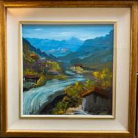 Quadro di Elio Giori con cornice 41x41