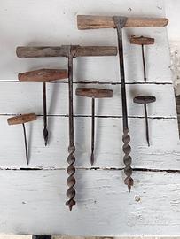 antichi strumenti da bottaio