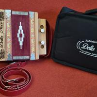 Organetto Della Noce 2 bassi 11 tasti SOL 