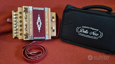 Organetto Della Noce 2 bassi 11 tasti SOL 