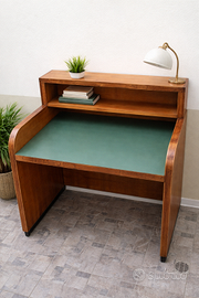 Scrivania design vintage anni 50/60 in legno