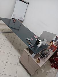 Scrivania Direzionale ad angolo, Ufficio vetro 200