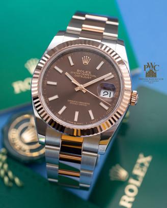 Rolex 126331 Nuovo Oro rosa Chocolate PERMUTE
