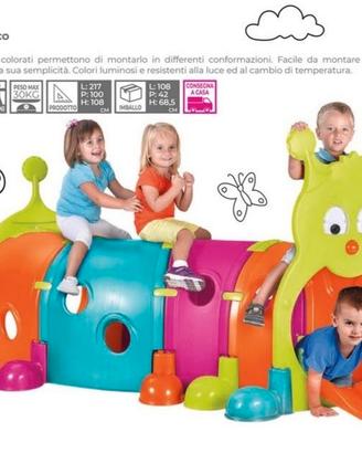 Gioco per bambini Bruco Tunnel Feber