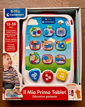 CLEMENTONI il mio primo tablet NUOVO