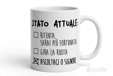 Tazza con frase