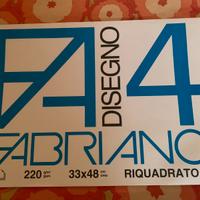 Album da disegno Fabriano Riquadrato. N. 13 Fogli