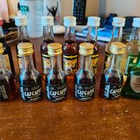 Bottigliette mignon liquori italiani vintage 