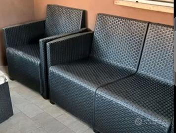 Set giardino in rattan 