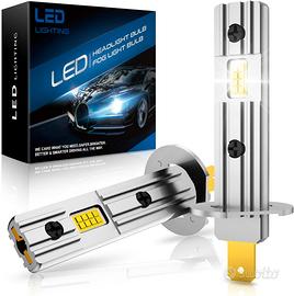 SHINYY Lampadine H1 LED 16000LM, [2023 Nuovo] 6500