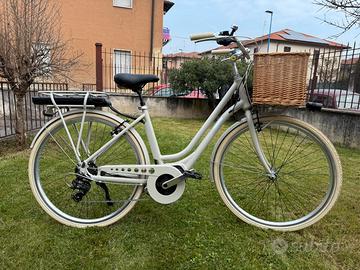 E-BIKE MBM APOSTROPHE  DONNA + CESTO VIMINI