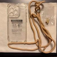 Cover trasparente con cordino per iPhone 13 Pro