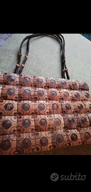 Borsa particolare etnica di legno di cocco