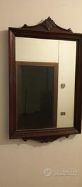 specchio vintage in legno 