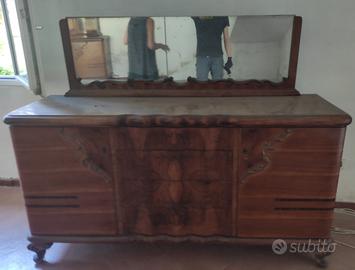 Credenza 900 con specchio stile chippendale