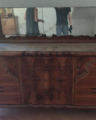 Credenza 900 con specchio stile chippendale