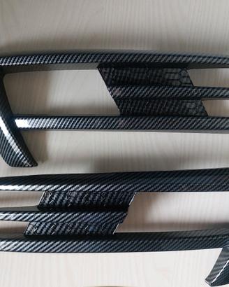 Coppia Inserti Fendinebbia Carbon Look GOLF 7