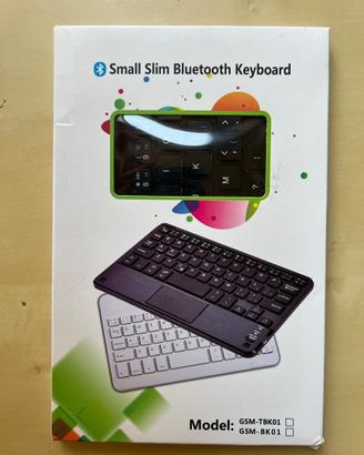 Mini tastiera bluetooth portatile, ricaricabile