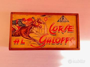 Corse al galoppo - gioco vintage anni '70