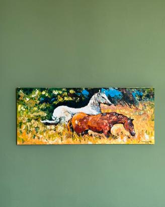 Dipinto su tela – Cavalli – Quadro decorativo