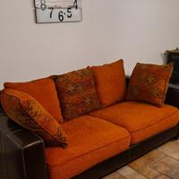 divani2 divani colori caldi con braccioli in pelle