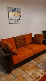 divani2 divani colori caldi con braccioli in pelle