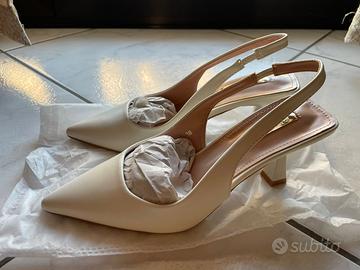 Decollete taglia 38 avorio - nuove mai usate.