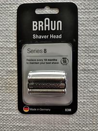 testina lamina rasoio Braun series 8  83M