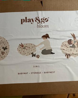 Tappeto giochi-Lettino 3in1 Play&Go Bloom Organic