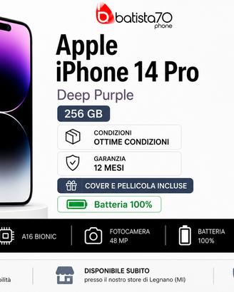 Apple iPhone 14 Pro Deep Purple 256 GB