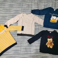 Set maglioncino e maglie bimbo 24/30 mesi