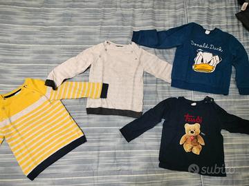 Set maglioncino e maglie bimbo 24/30 mesi