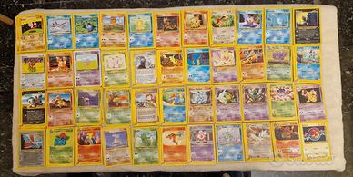 Carte pokemon prima seconda serie collezione rare