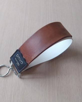 Coramella vintage DOVO in pelle e tessuto 