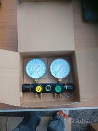 GRUPPO MANOMETRO DOPPIO FREON 