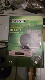 Impianto satellitare digitale da campeggio  portat