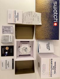 Omega x Swatch Earthphase Moonshine Gold