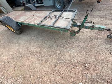 Pianale rimorchio 4 cassoni porta bins