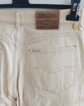Jeans Montezemolo Beige/Crema Taglia 50 -  Cotone