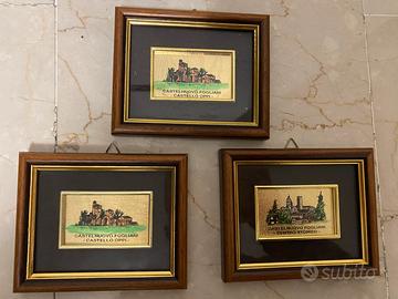 Quadretti Serigrafia Artistica su Foglia oro