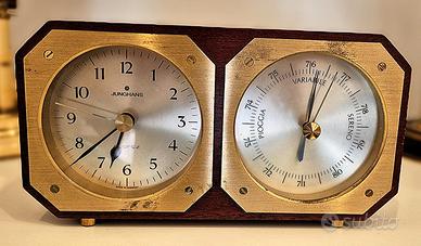 Orologio e barometro da tavolo vintage JUNGHANS