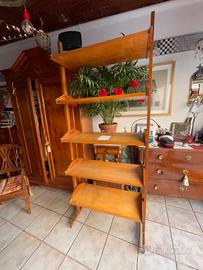 Libreria anni 50 60 modulare bifacciale