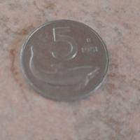 Moneta 5 lire delfino